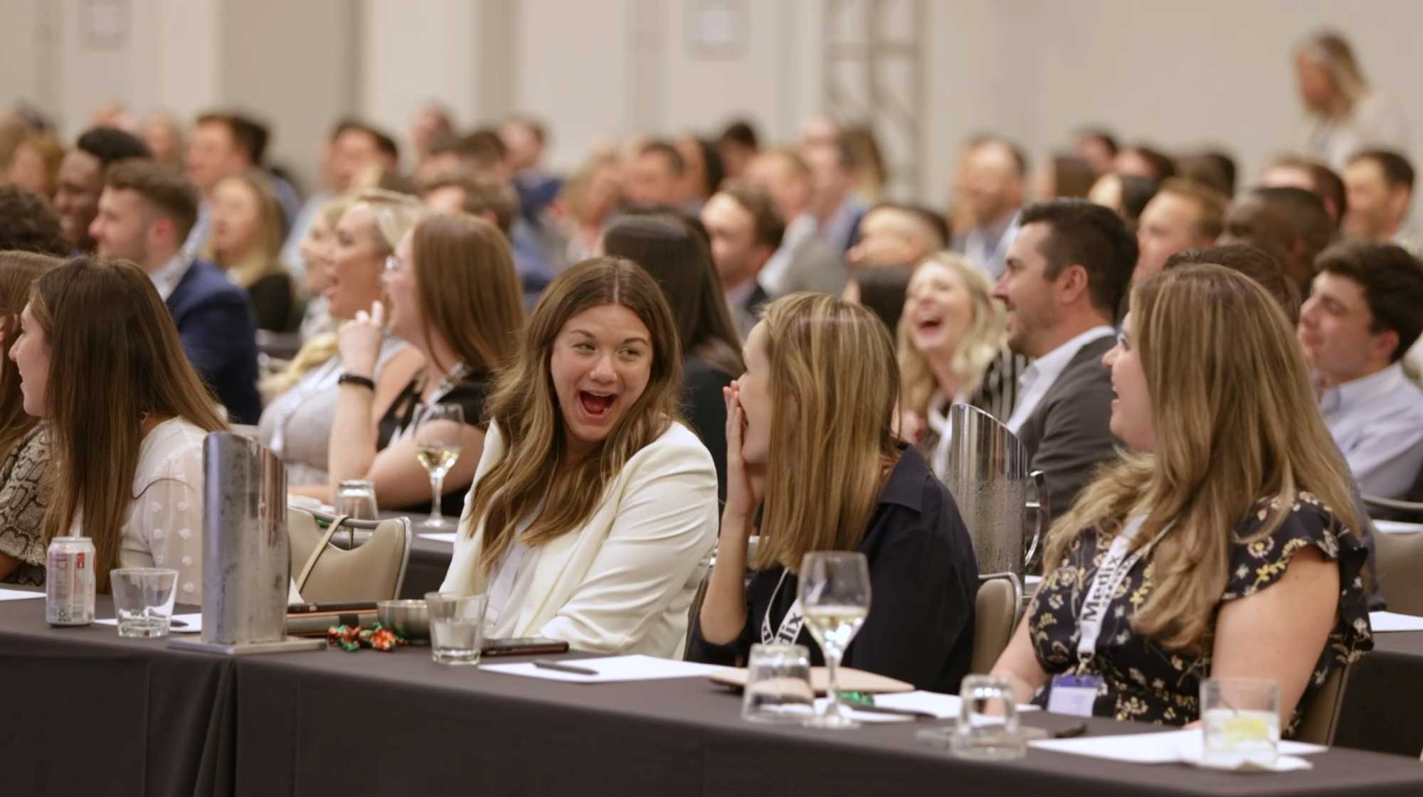 Professional magician performing at a South Florida event